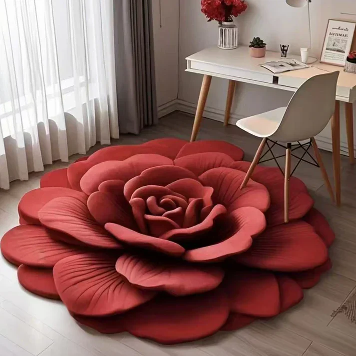 Floral Plush Diatomaceous Earth Floor Mat - Image 6