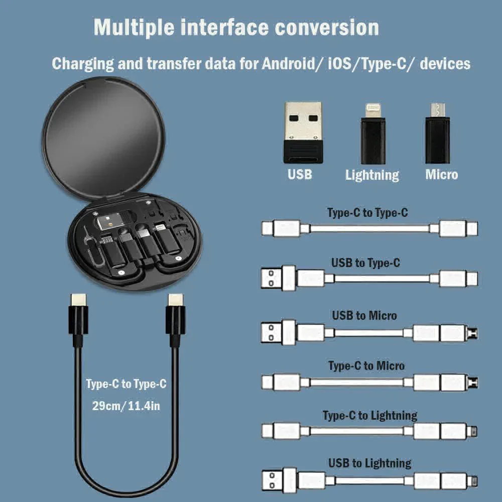 Cable Type‑C USB Multiple Charging Set Ios - Image 4