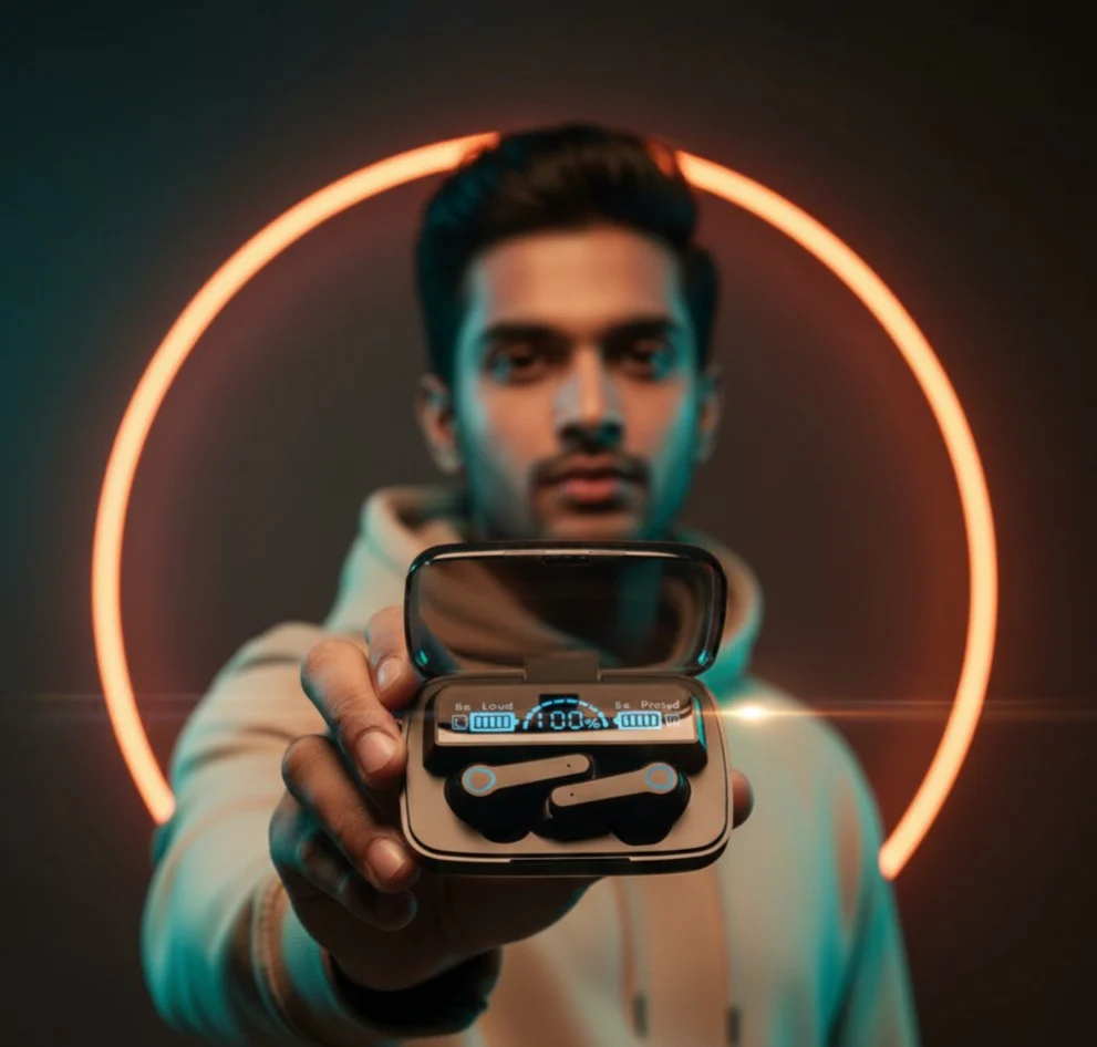 M19 UltraBass True Wireless Earbuds with Enhanced Deep Bass - Image 4