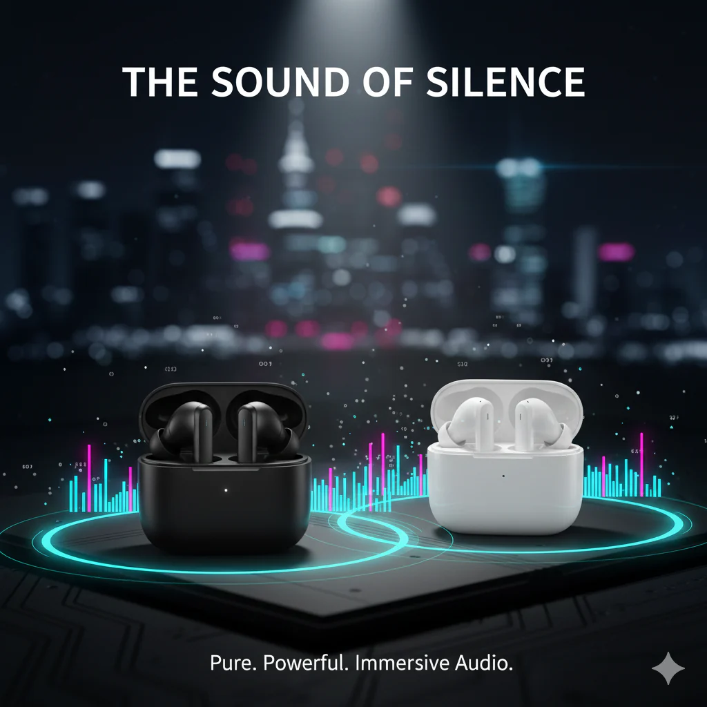 Pro 2 Wireless Bluetooth Earbuds with Deep Bass & Smart Touch Control - Image 3